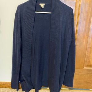 JCrew navy cardigan